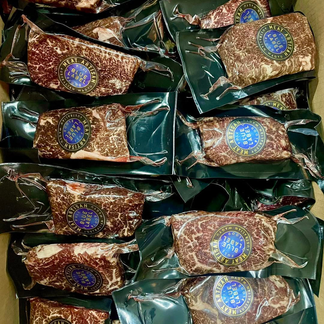 MA Blue Label Australian Wagyu Top Sirloin Steaks- Stone Axe