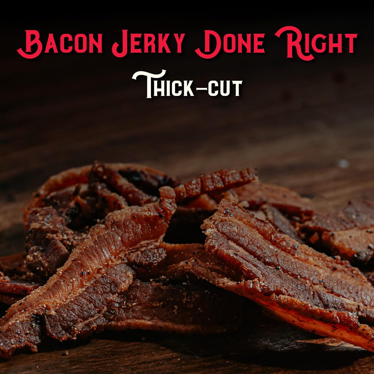 Sriracha Style Uncured Bacon Jerky