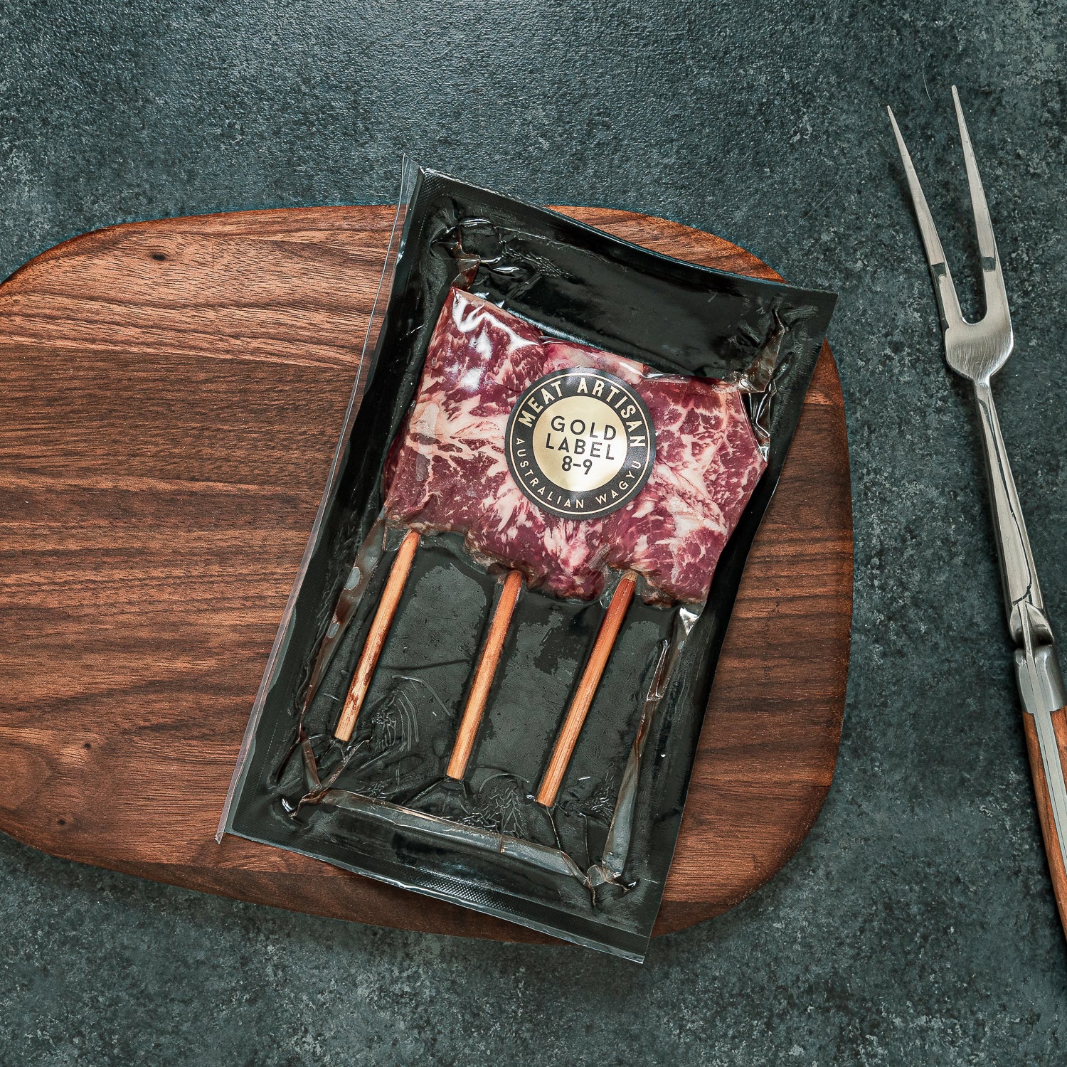 MA Gold Label Australian Wagyu NY Strip Skewers