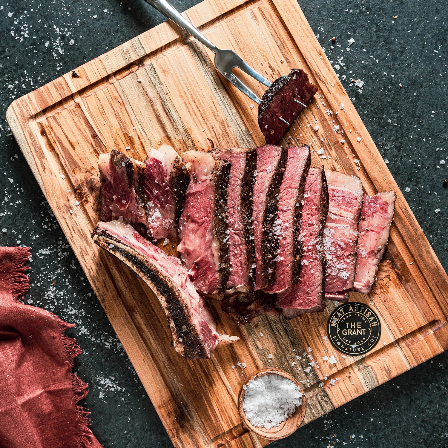 Dry Aged "The Grant" 36oz Ribeye Steak Bone-In 45+ Days - Meat Artisan