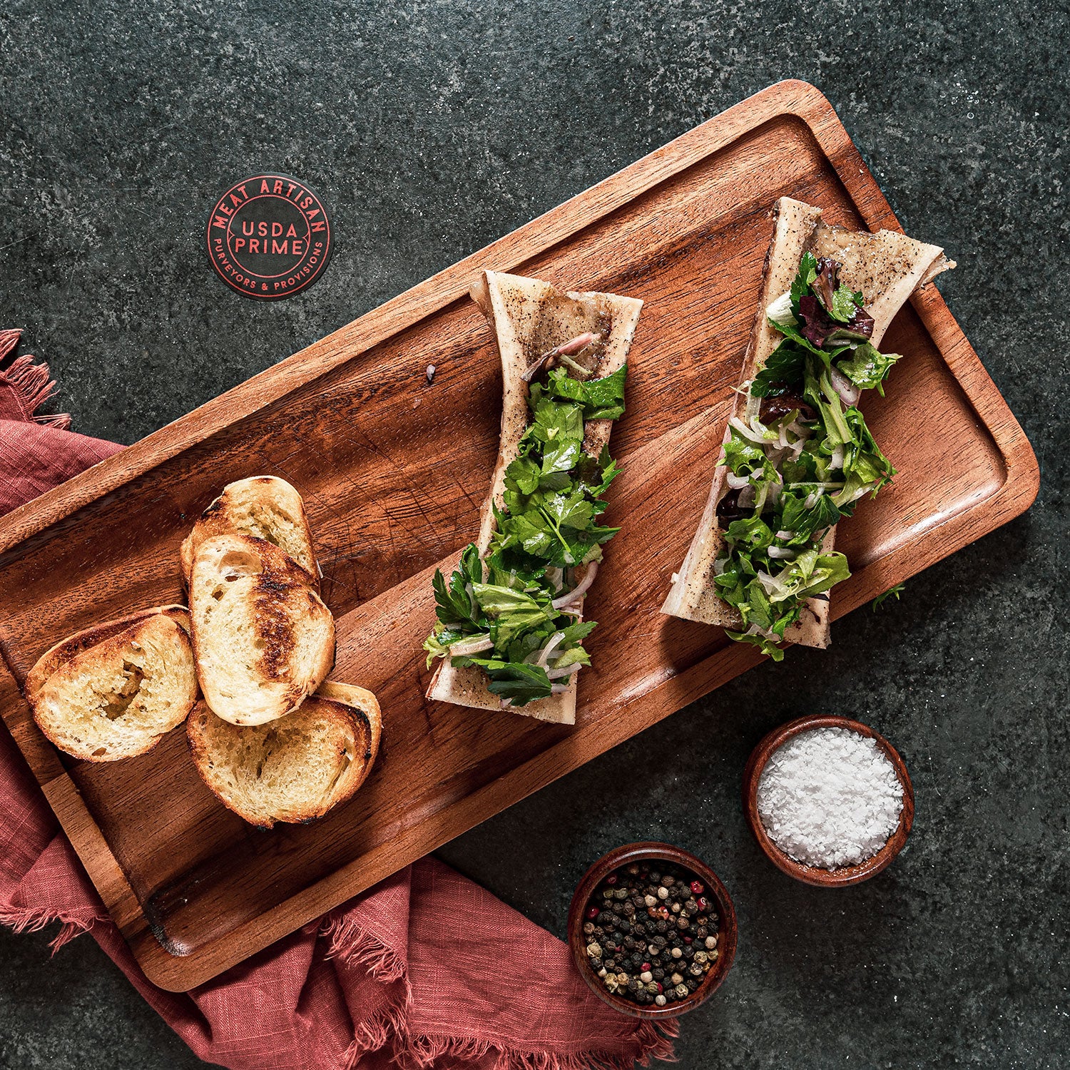 Beef Marrow Bones - Canoe Cut - 6in - Meat Artisan