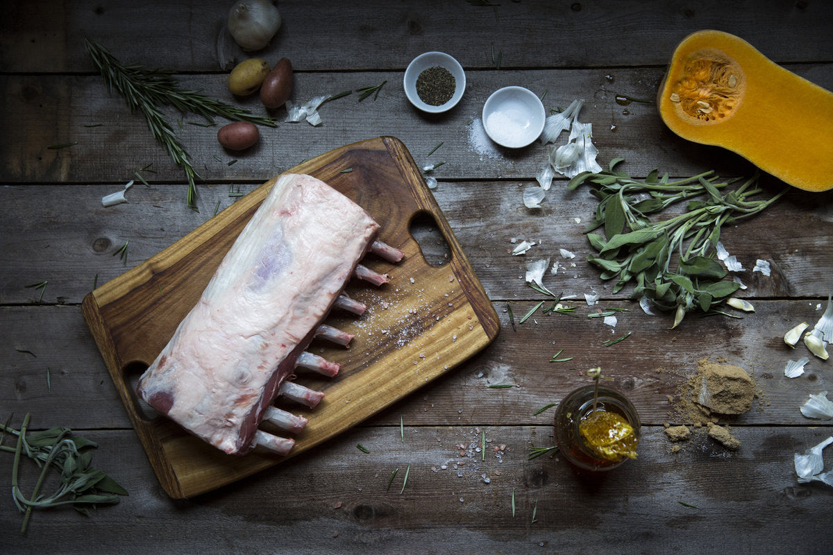 Heritage Pork Rack Of Rib Roast - 8 Bone - French - Meat Artisan