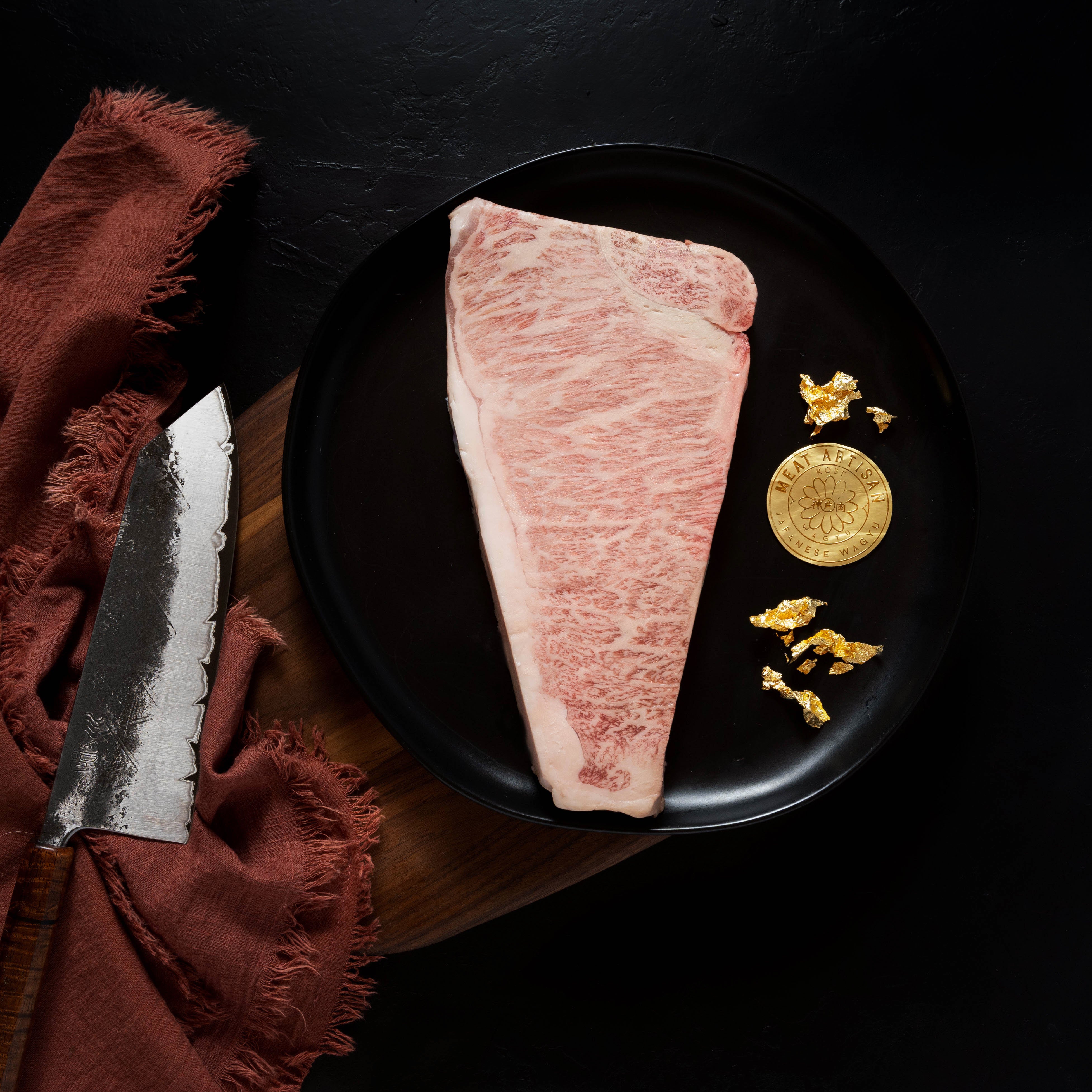 BMS 12 Japanese Wagyu KOBE Beef A5 NY Strip