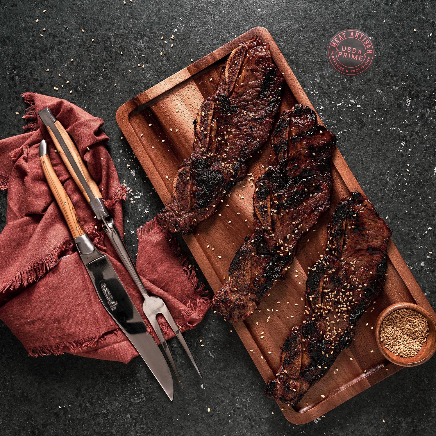 USDA Prime Short Ribs Korean Style - Meat Artisan