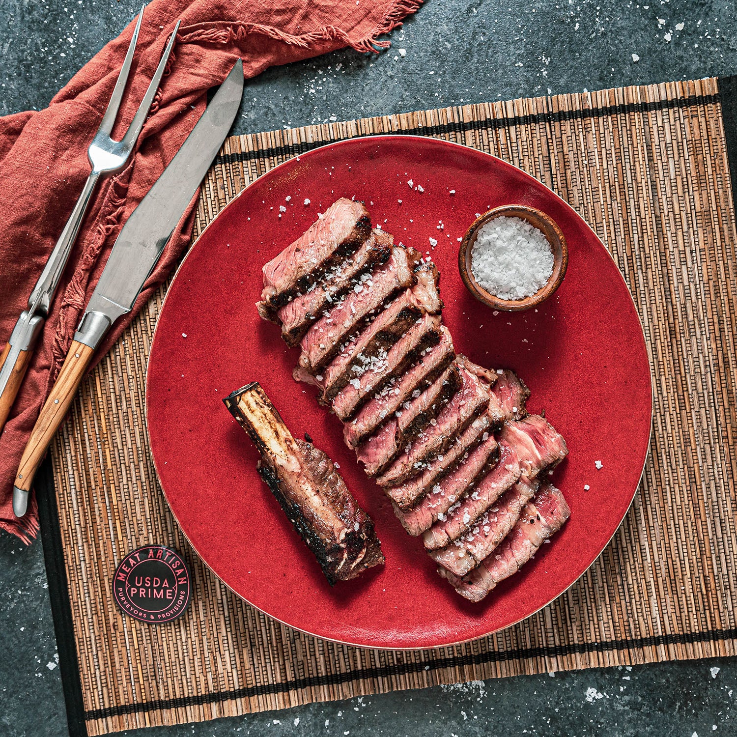 USDA Prime Ribeye “Cowboy” Bone-In Frenched Steak - Meat Artisan