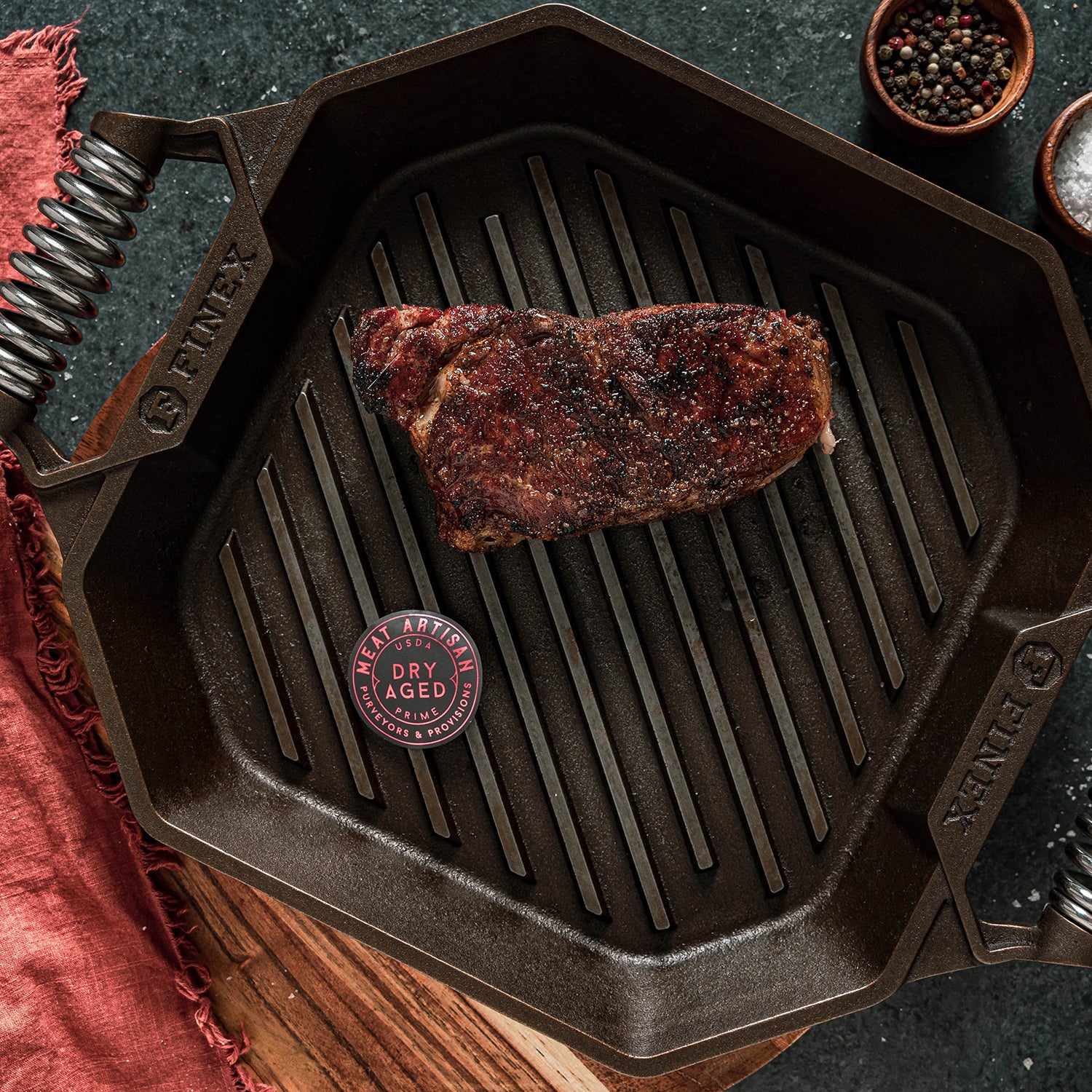 Dry Aged NY Strip Boneless Steak - Meat Artisan