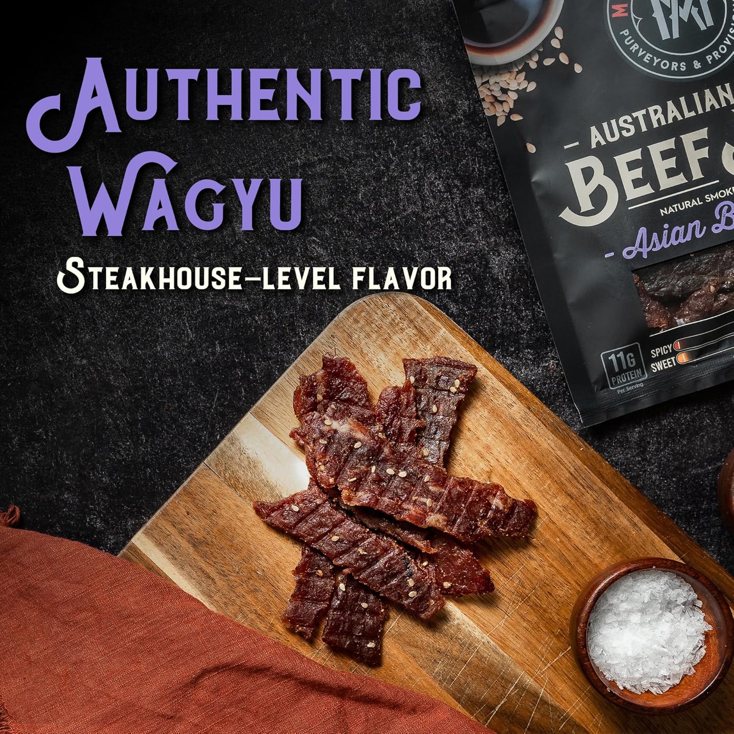 Asian BBQ Style Australian Wagyu Beef Jerky