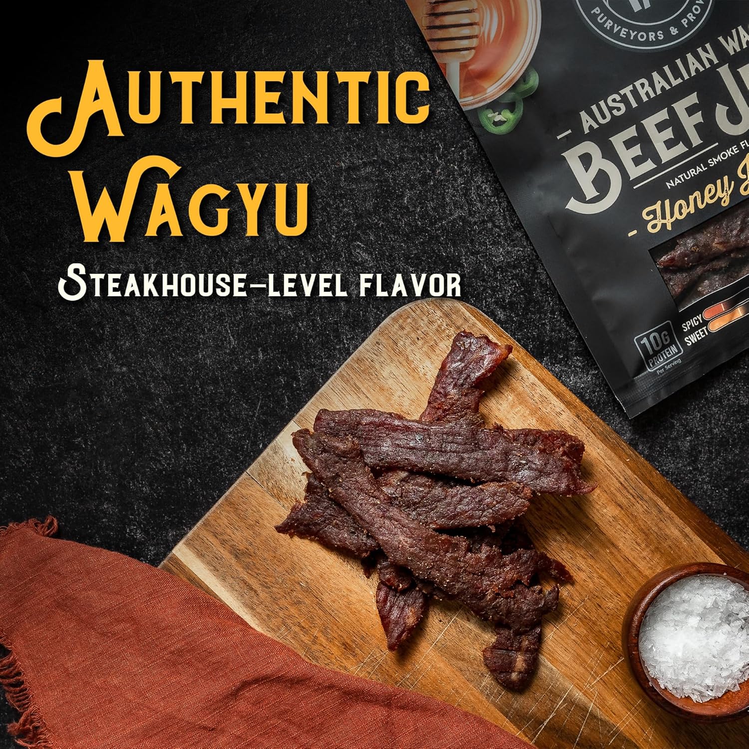 Honey Jalapeño Australian Wagyu Beef Jerky