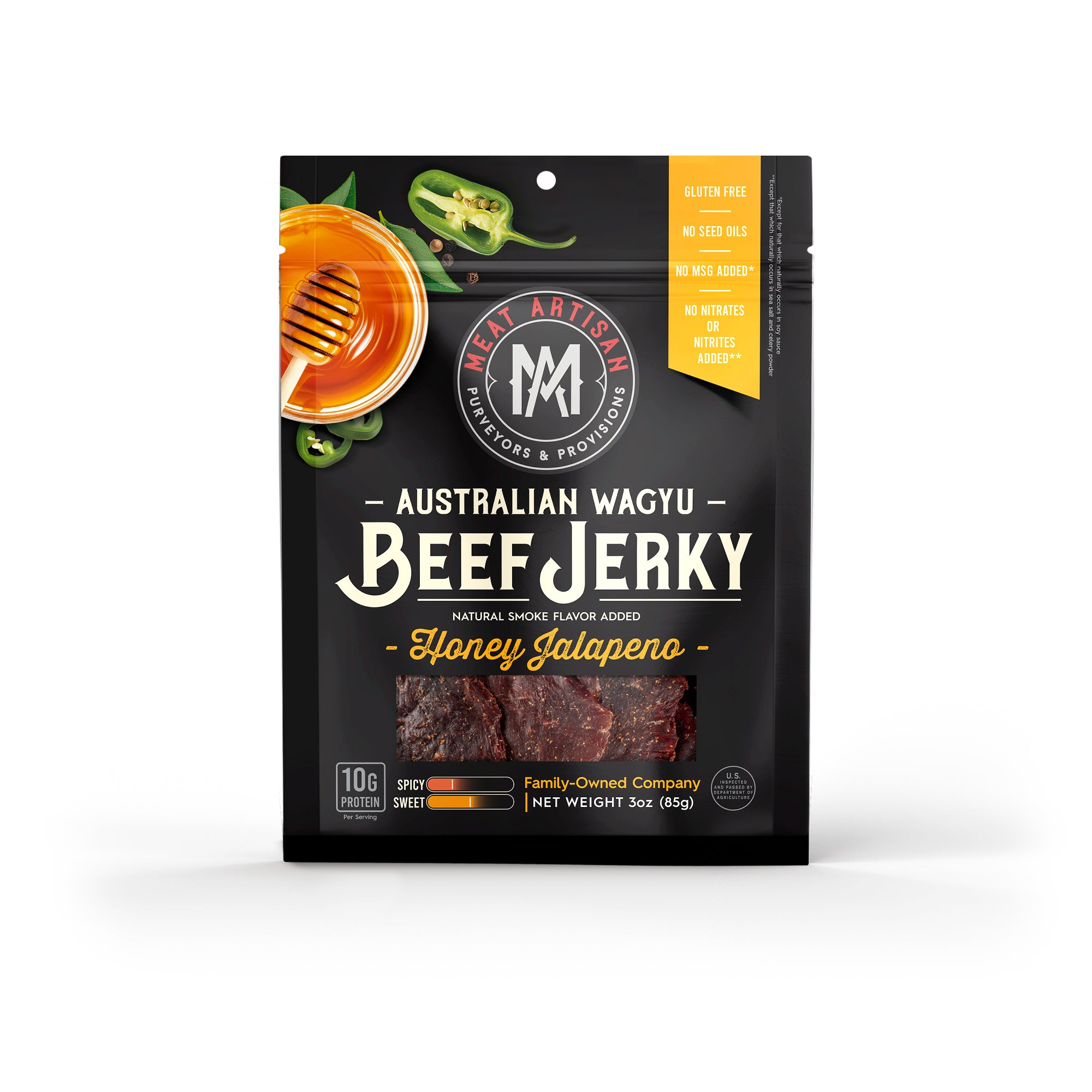 Honey Jalapeño Australian Wagyu Beef Jerky