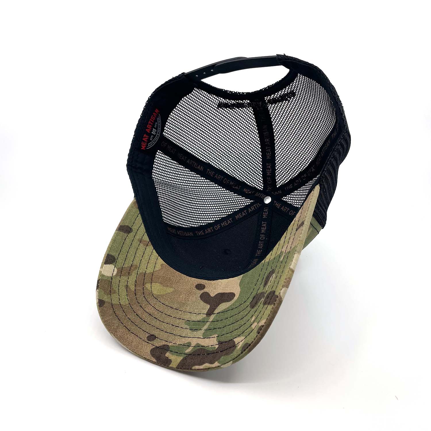 Camo Trucker / Leather Patch
