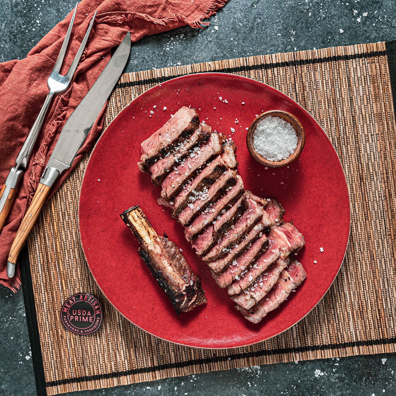 USDA Prime Ribeye “Cowboy” Bone-In Frenched Steak